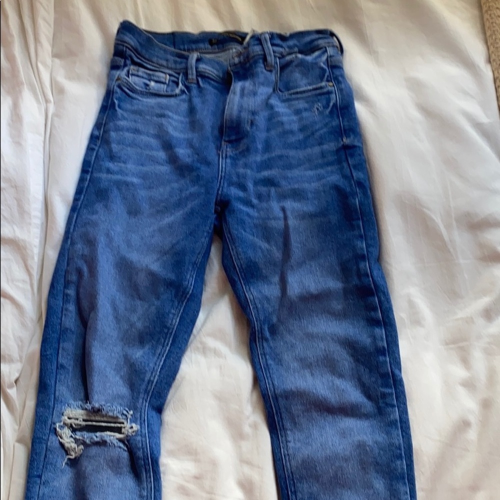 Zara blue denim jeans